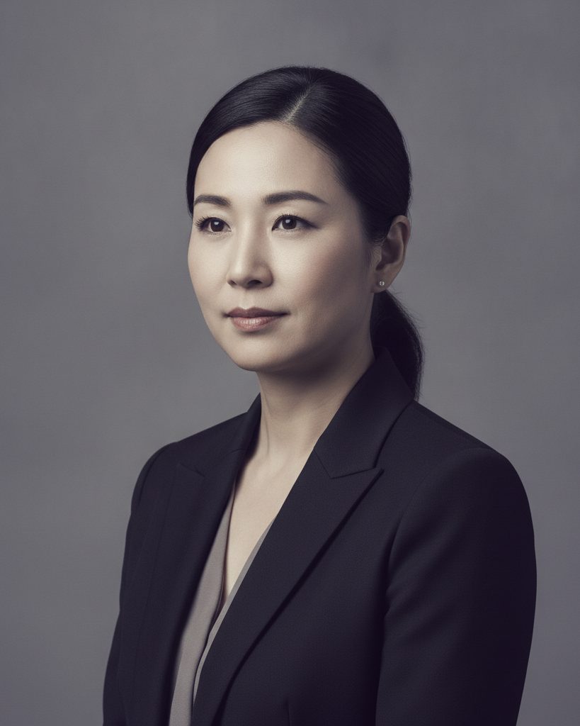 Portrait of a firm principal in even, neutral studio light